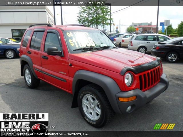 2004 Jeep Liberty Sport 4x4 in Flame Red