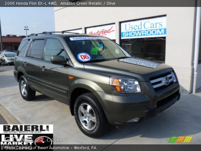 2006 Honda Pilot EX-L 4WD in Amazon Green Metallic