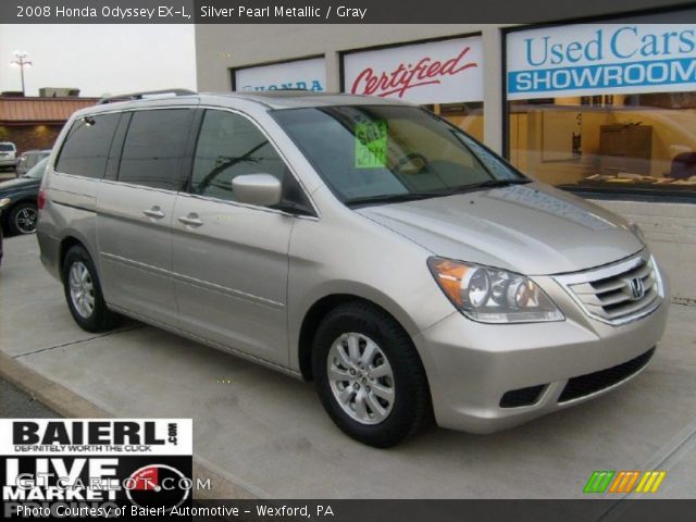2008 Honda Odyssey EX-L in Silver Pearl Metallic