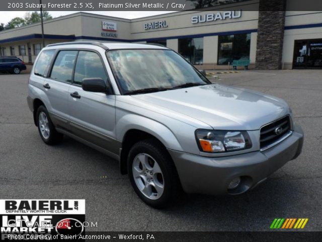 2003 Subaru Forester 2.5 XS in Platinum Silver Metallic