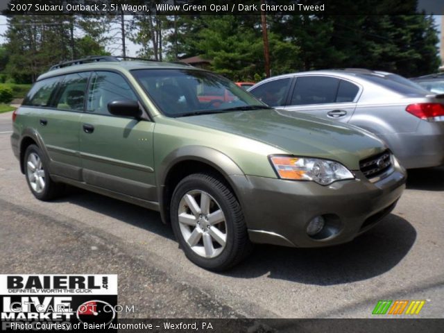 2007 Subaru Outback 2.5i Wagon in Willow Green Opal