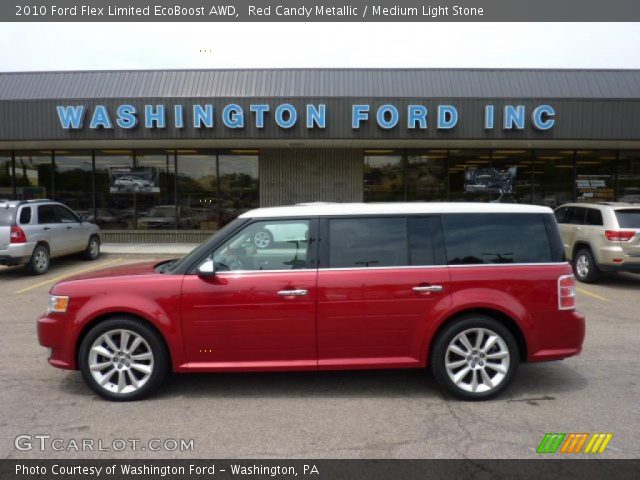2010 Ford Flex Limited EcoBoost AWD in Red Candy Metallic
