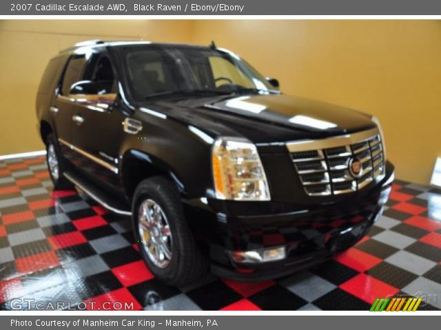 2007 Cadillac Escalade AWD in Black Raven
