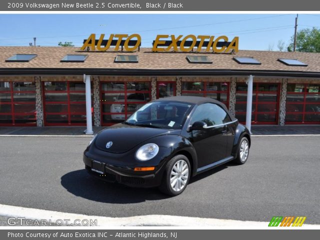 2009 Volkswagen New Beetle 2.5 Convertible in Black