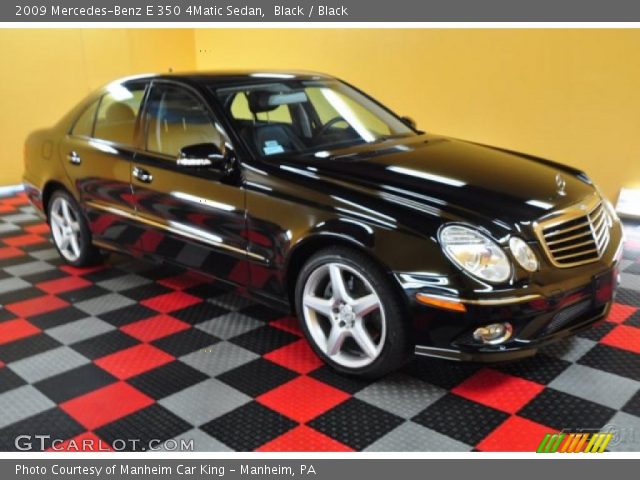 2009 Mercedes-Benz E 350 4Matic Sedan in Black