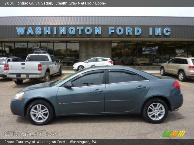 2006 Pontiac G6 V6 Sedan in Stealth Gray Metallic