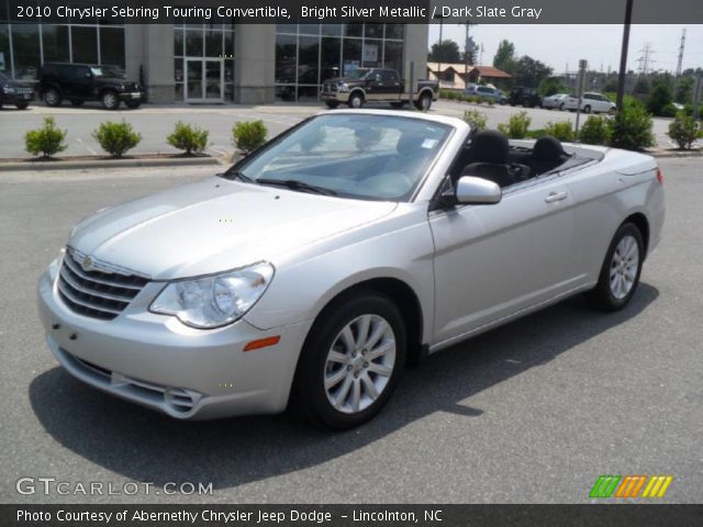 2010 Chrysler Sebring Touring Convertible in Bright Silver Metallic