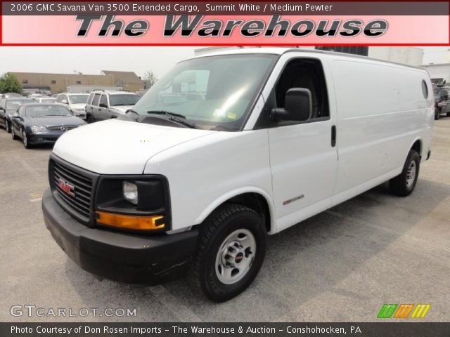 2006 GMC Savana Van 3500 Extended Cargo in Summit White
