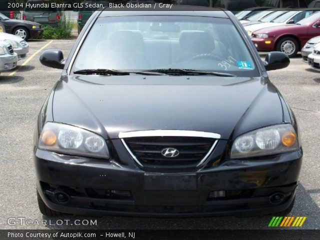 2004 Hyundai Elantra GLS Sedan in Black Obsidian