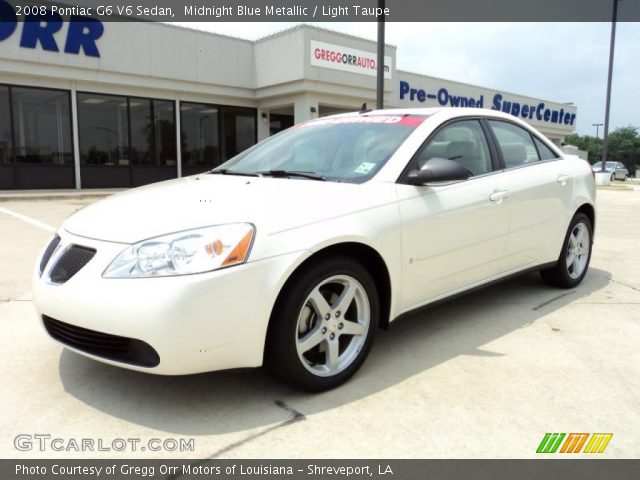 2008 Pontiac G6 V6 Sedan in Midnight Blue Metallic