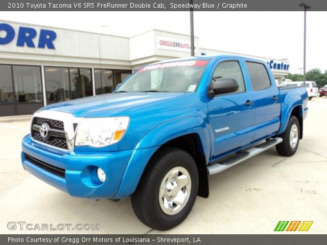 2010 Toyota Tacoma V6 SR5 PreRunner Double Cab in Speedway Blue