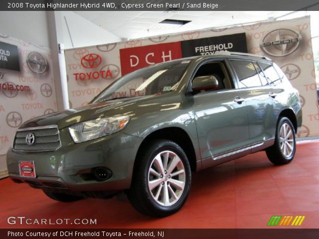 2008 Toyota Highlander Hybrid 4WD in Cypress Green Pearl