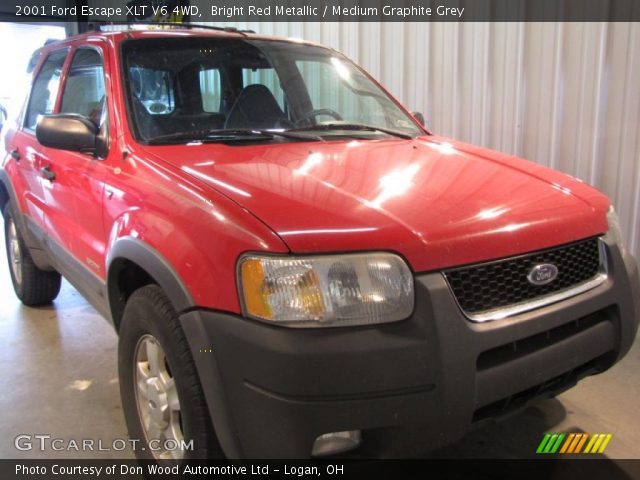 2001 Ford Escape XLT V6 4WD in Bright Red Metallic
