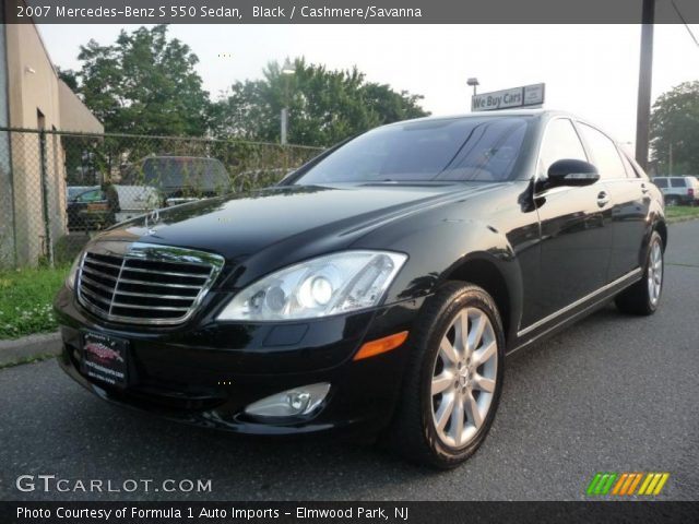 2007 Mercedes-Benz S 550 Sedan in Black