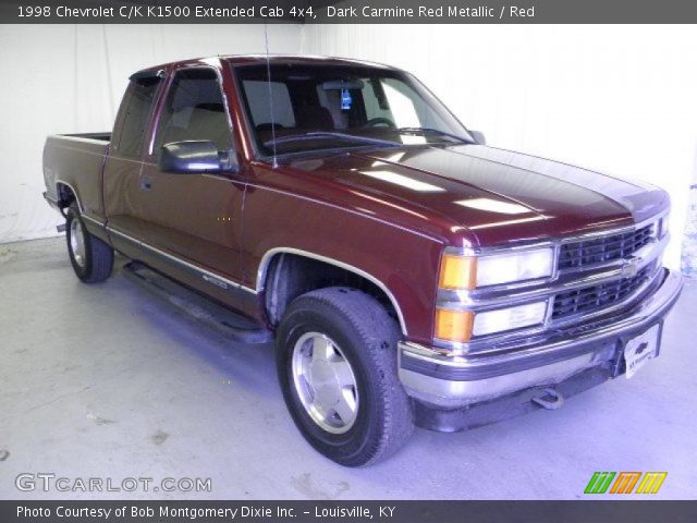 1998 Chevrolet C/K K1500 Extended Cab 4x4 in Dark Carmine Red Metallic