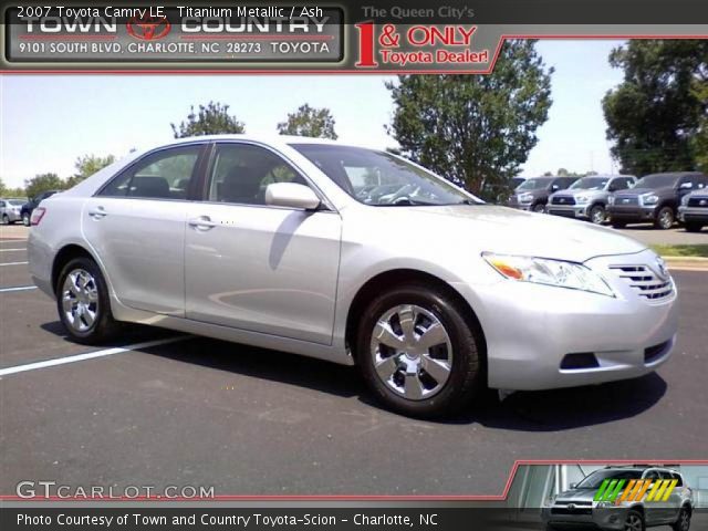 2007 Toyota Camry LE in Titanium Metallic