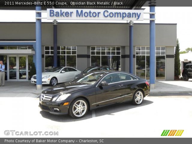 2011 Mercedes-Benz E 550 Coupe in Obsidian Black Metallic