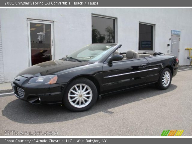 2001 Chrysler Sebring LXi Convertible in Black