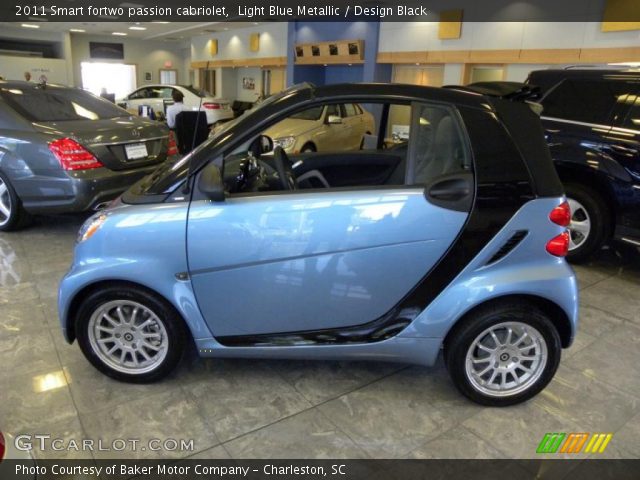 2011 Smart fortwo passion cabriolet in Light Blue Metallic