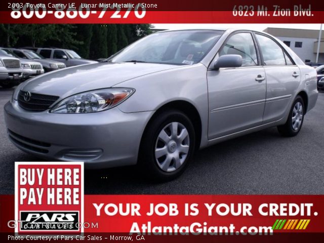 2003 Toyota Camry LE in Lunar Mist Metallic