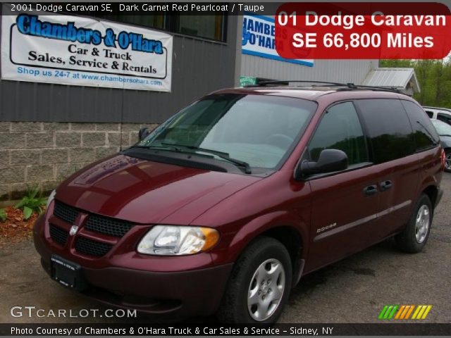 2001 Dodge Caravan SE in Dark Garnet Red Pearlcoat
