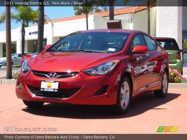 2011 Hyundai Elantra GLS in Red Allure