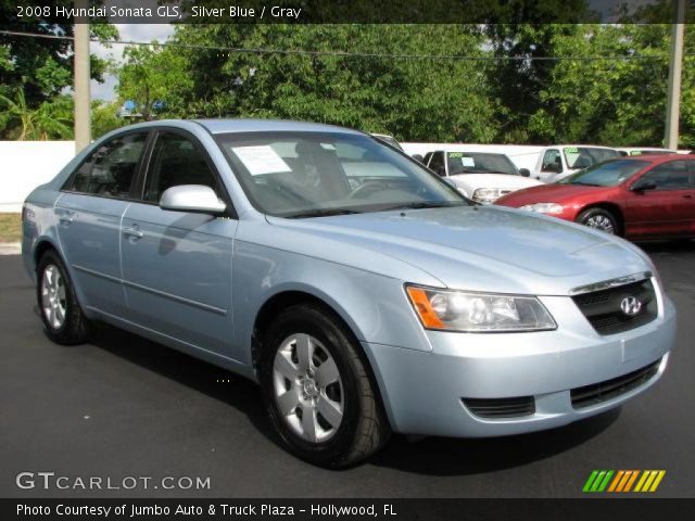 2008 Hyundai Sonata GLS in Silver Blue