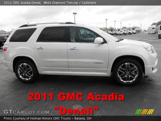2011 GMC Acadia Denali in White Diamond Tintcoat