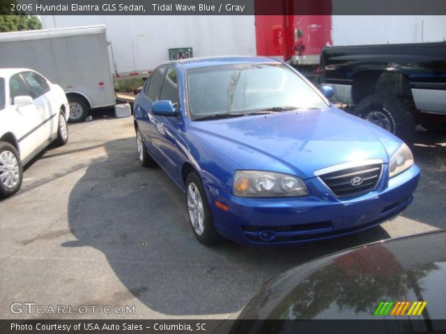 2006 Hyundai Elantra GLS Sedan in Tidal Wave Blue