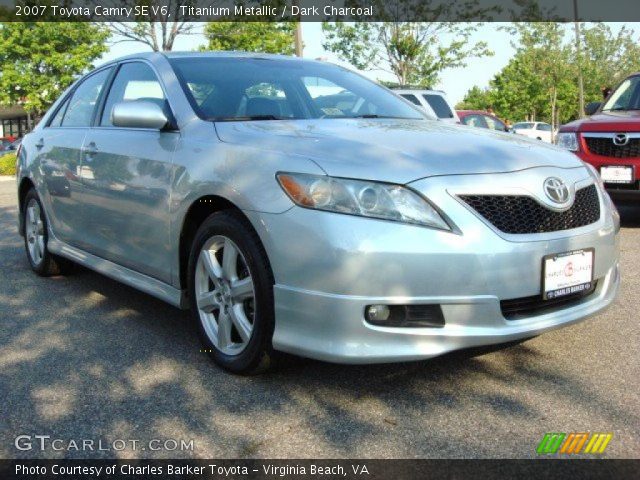 2007 Toyota Camry SE V6 in Titanium Metallic