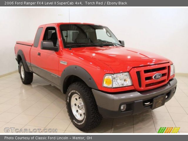 2006 Ford Ranger FX4 Level II SuperCab 4x4 in Torch Red