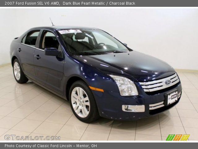 2007 Ford Fusion SEL V6 AWD in Dark Blue Pearl Metallic