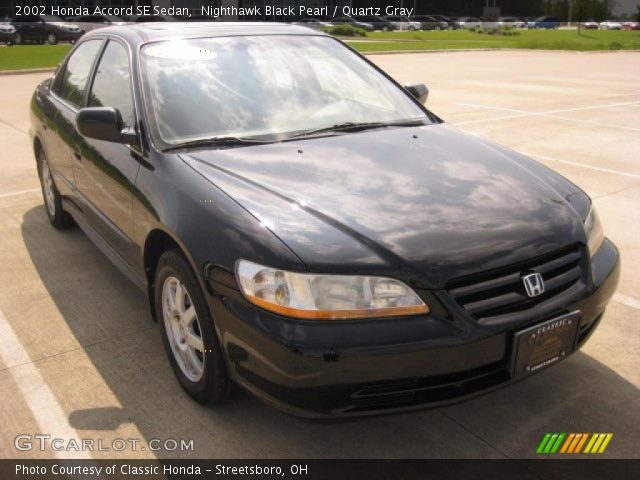 2002 Honda Accord SE Sedan in Nighthawk Black Pearl