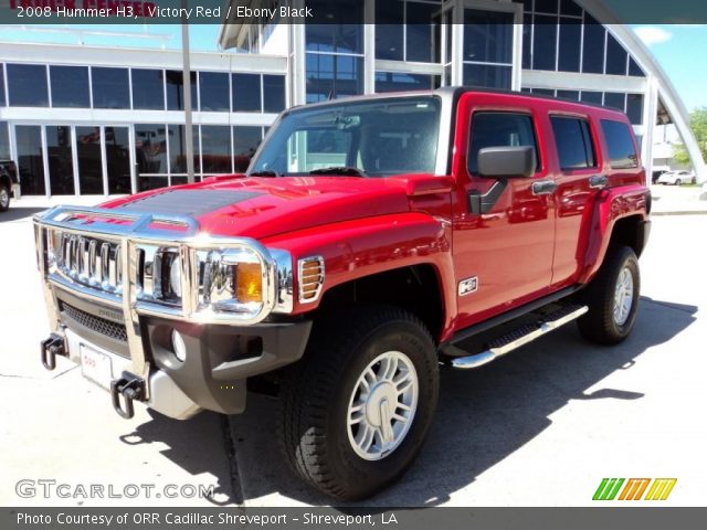 2008 Hummer H3  in Victory Red