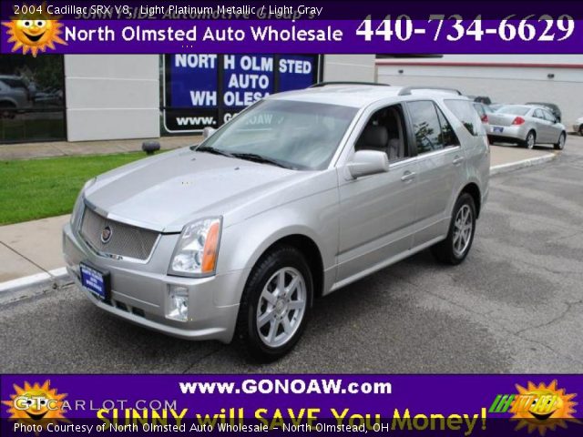 2004 Cadillac SRX V8 in Light Platinum Metallic