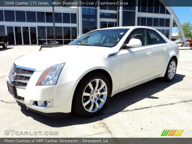 2008 Cadillac CTS Sedan in White Diamond Tri-Coat
