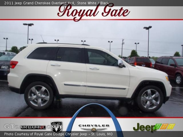 2011 Jeep Grand Cherokee Overland 4x4 in Stone White