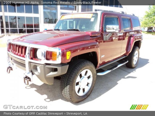 2008 Hummer H3 Alpha in Sonoma Red Metallic