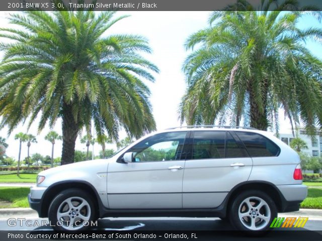 2001 BMW X5 3.0i in Titanium Silver Metallic