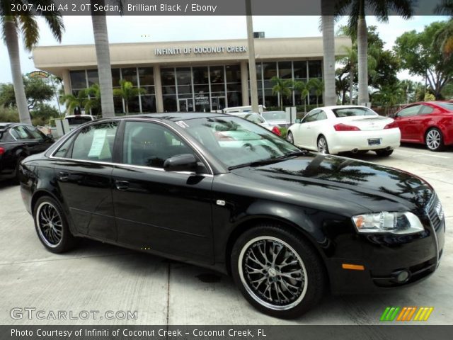 2007 Audi A4 2.0T Sedan in Brilliant Black