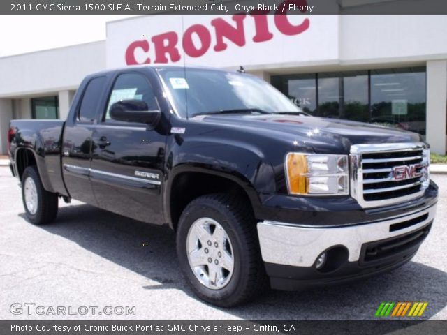 2011 GMC Sierra 1500 SLE All Terrain Extended Cab in Onyx Black