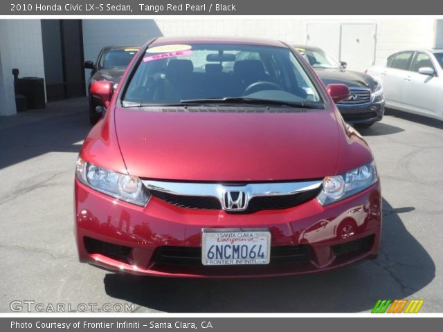 2010 Honda Civic LX-S Sedan in Tango Red Pearl
