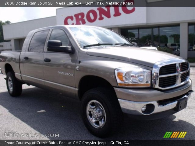 2006 Dodge Ram 3500 SLT Mega Cab 4x4 in Light Khaki Metallic