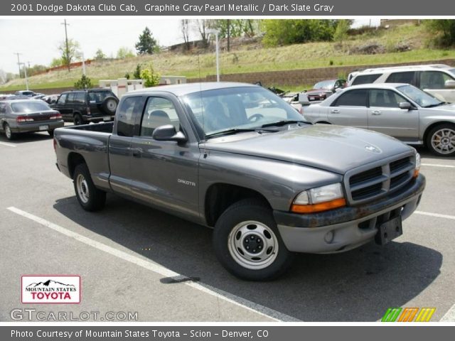 2001 Dodge Dakota Club Cab in Graphite Gray Pearl Metallic