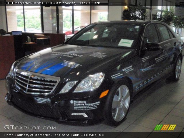 2011 Mercedes-Benz E 350 4Matic Sedan in Black