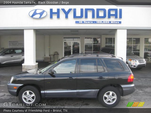 2004 Hyundai Santa Fe  in Black Obsidian
