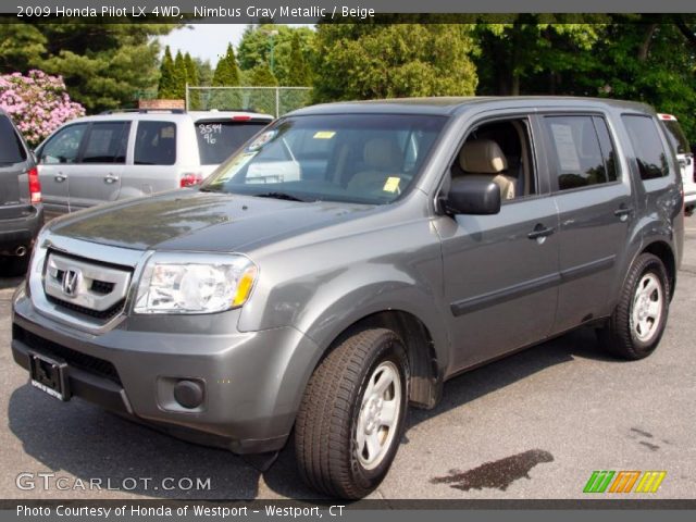 2009 Honda Pilot LX 4WD in Nimbus Gray Metallic