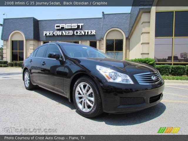 2008 Infiniti G 35 Journey Sedan in Black Obsidian