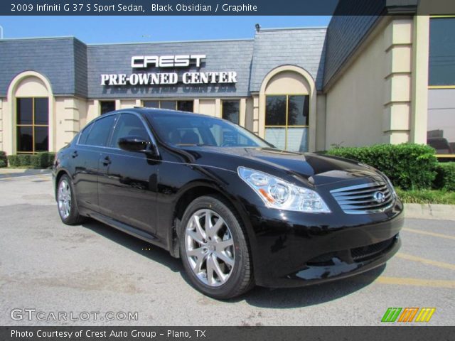 2009 Infiniti G 37 S Sport Sedan in Black Obsidian