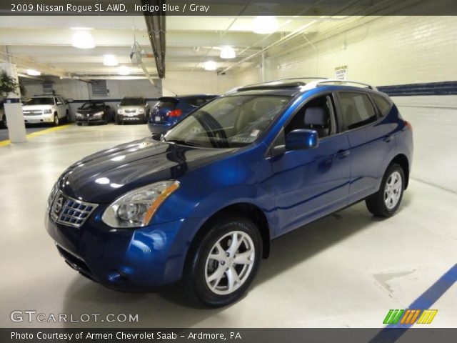2009 Nissan Rogue SL AWD in Indigo Blue
